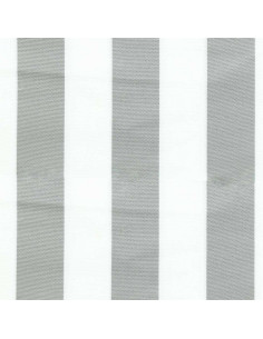 Deck chair fabric - White and gray 2