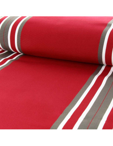 Deckchair fabric - Red Levant