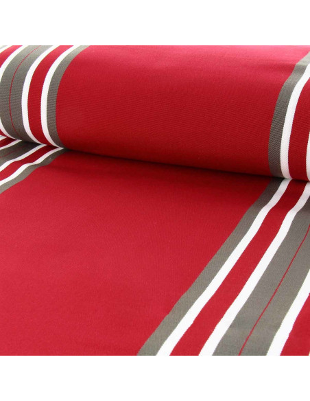 Deckchair fabric - Red Levant