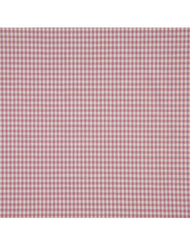 Vichy fabric small checks - Old pink