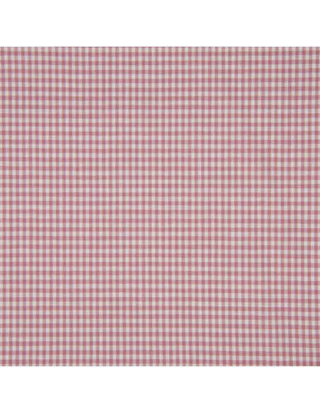 Vichy fabric small checks - Old pink