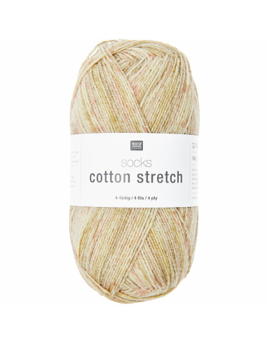 Laine Socks cotton Stretch 4 fils Rico Design