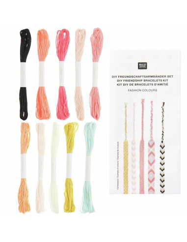 Brazilian bracelet kit - Fashion colors