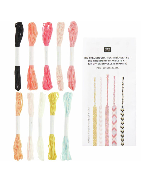 Brazilian bracelet kit - Fashion colors