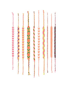 Brazilian bracelet kit - Neon colors 2