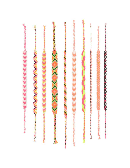 Brazilian bracelet kit - Neon colors