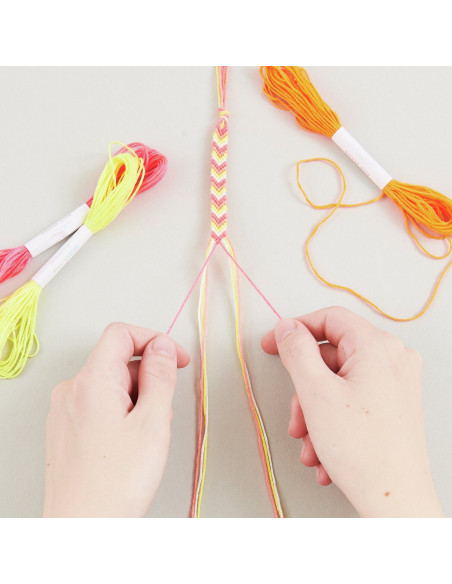 Brazilian bracelet kit - Neon colors