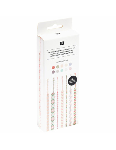 Brazilian bracelet kit - Pastel colors