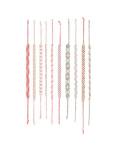 Brazilian bracelet kit - Pastel colors 2