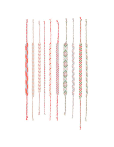 Brazilian bracelet kit - Pastel colors