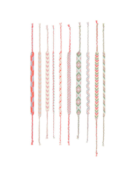 Brazilian bracelet kit - Pastel colors