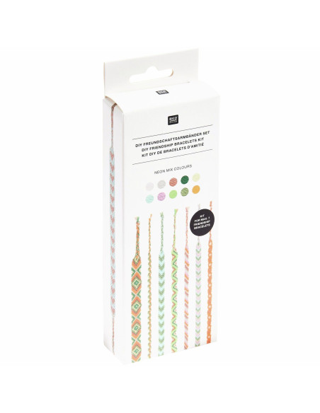 Brazilian bracelet kit - Neon mix colors