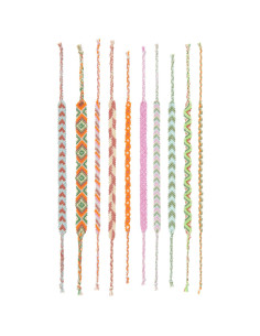Brazilian bracelet kit - Neon mix colors 2