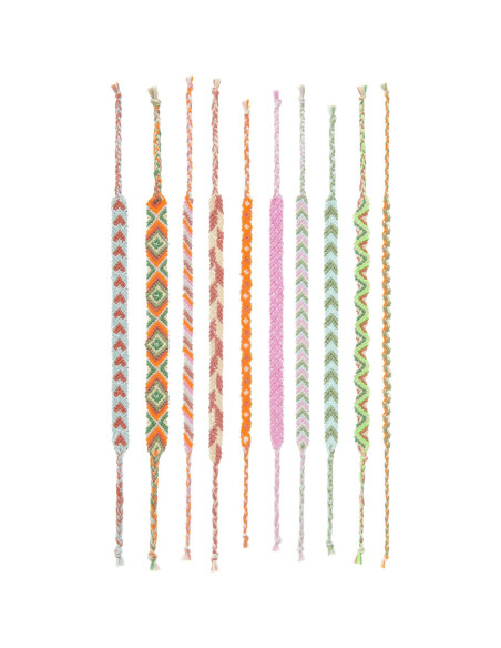 Brazilian bracelet kit - Neon mix colors