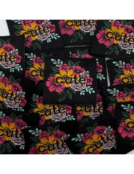 Set of 5 Cute Sew-On Woven Labels