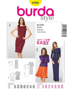 Dress pattern - Burda 6988