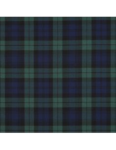 Scottish tartan fabrics - Blue and green 2