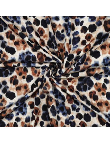 Viscose fabric with a satin effect - Chic wild ecru