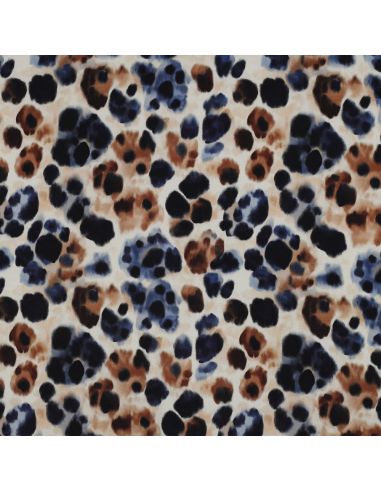 Viscose fabric with a satin effect - Chic wild ecru