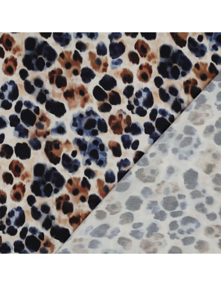 Viscose fabric with a satin effect - Chic wild ecru