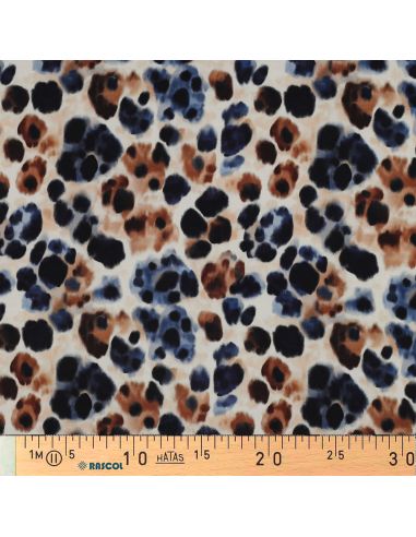 Viscose fabric with a satin effect - Chic wild ecru