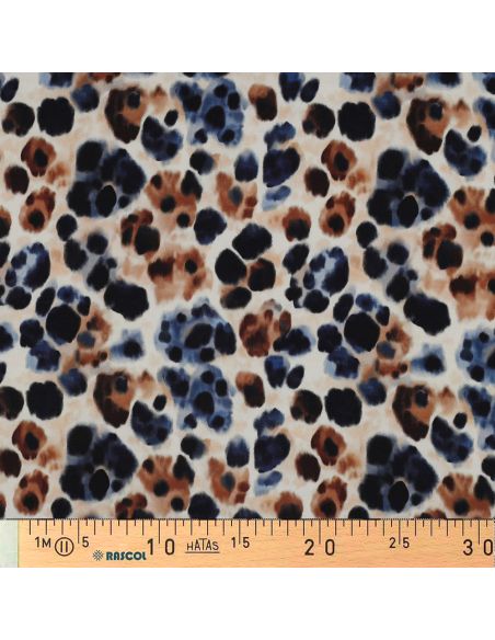 Viscose fabric with a satin effect - Chic wild ecru