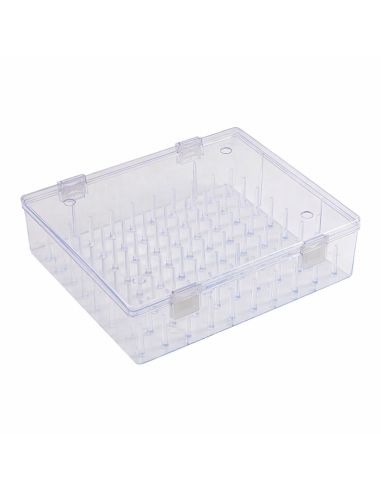 XL storage box for 80 spools of thread
