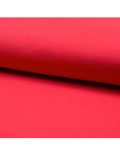 Cotton piqué fabric for polos - Red