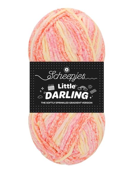 Scheepjes Little Darling Sprinkled Gradient chenille yarn