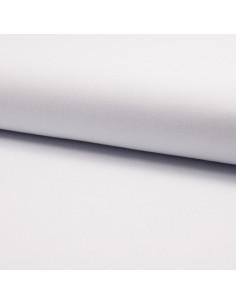 Cotton piqué fabric for polos - White