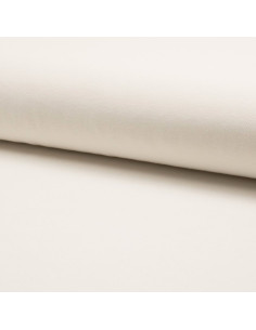 Cotton piqué fabric for polos - Ecru