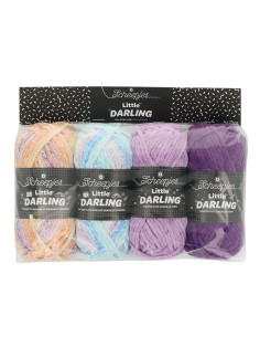 Pack of 4 Scheepjes Little Darling Sprinkled balls - Lollipop Lane
