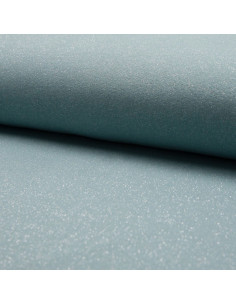 Glitter sweat fabric - Mint green