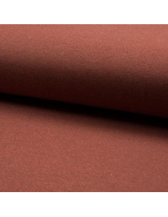 Glitter sweat fabric - Terracotta