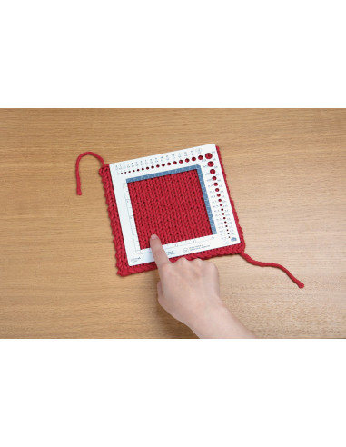 Sample ruler and needle gauge