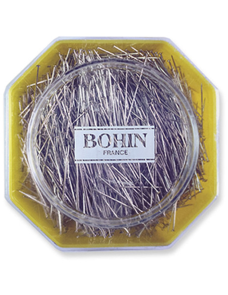 Box of 50 grams of super-fine Bohin pins