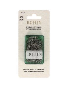 Box of 500 pins for appliqués Bohin