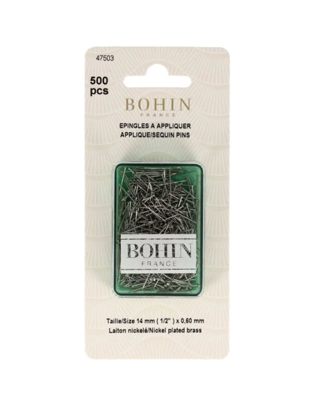 Box of 500 pins for appliqués Bohin