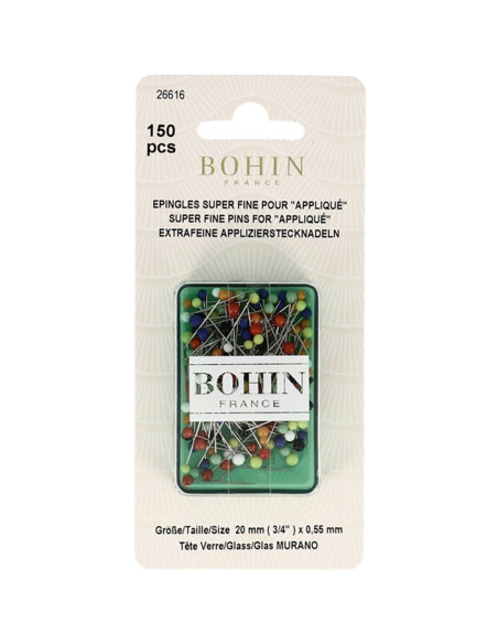Box of 150 pins for appliqués Bohin