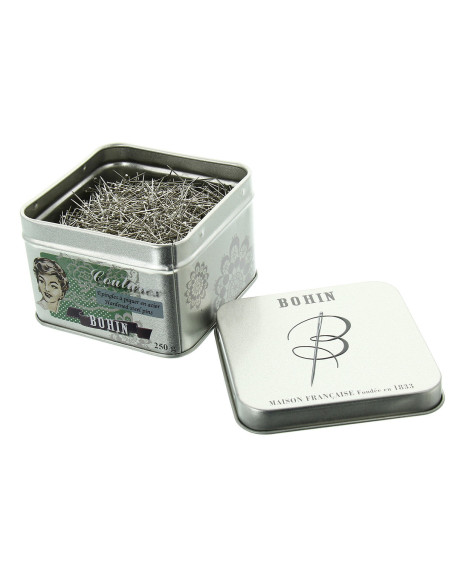 Box of 250 grams of extra-fine Bohin pins
