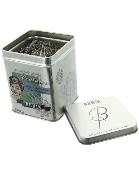 Box of 500 grams of extra-fine Bohin pins
