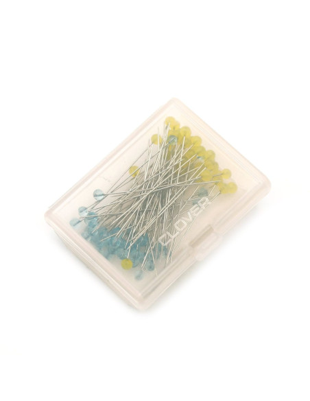 Box of 100 ultra-fine pins for patchwork Clover