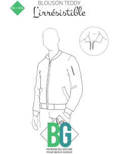 Men's Jacket Pattern "L'Irrésistible" - Les BG