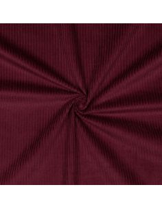 Cotton corduroy fabric - Wine red