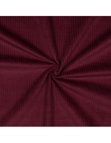 Cotton corduroy fabric - Wine red