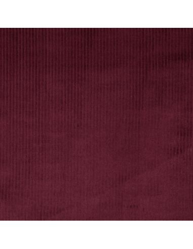 Cotton corduroy fabric - Wine red