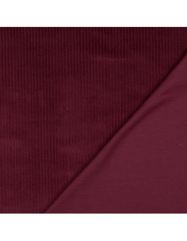 Cotton corduroy fabric - Wine red