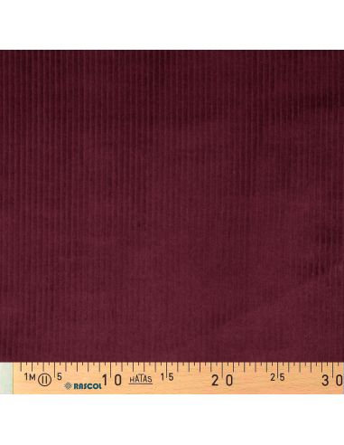 Cotton corduroy fabric - Wine red