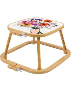 Support de broderie double niveau - Moutarde