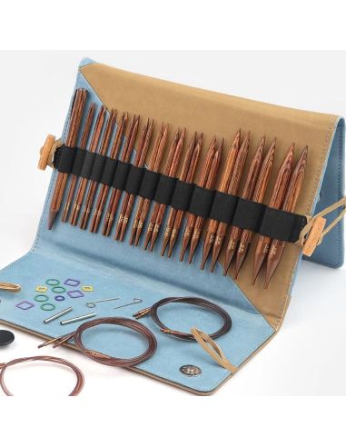 KnitPro Deluxe Ginger Circular Knitting Needle Set